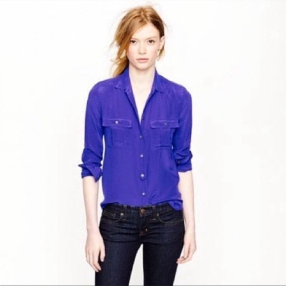 NWT Silk J. Crew Blythe, Marrakech - Picture 8 of 8